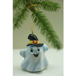 Ярославская майолика / Christmas toy "Little Ghost"