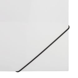 Folder on elastics BRAUBERG "Office", white, 300 sheets, 500 µm