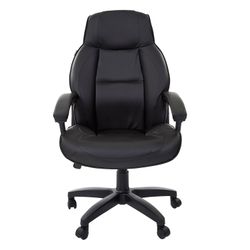 Office chair BRABIX "Formula EX-537", eco-leather, black