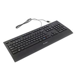 LOGITECH / Wired keyboard K280e, USB, 104 keys, black