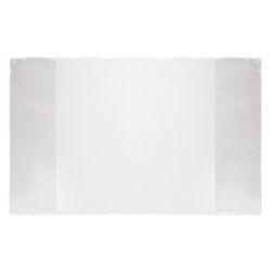 PVC cover for notebook and diary PYTHAGORAS, transparent, dense, 100 µm, 210х350 mm