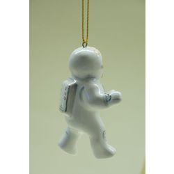 Ярославская майолика / Christmas tree toy "Cosmonautic"