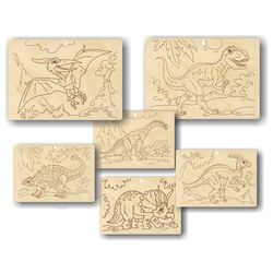 Пелси / Kits for burning "Dinosaurs"