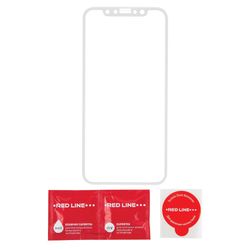 RED LINE / Protective glass for iPhone X / XS Full Screen (3D), white