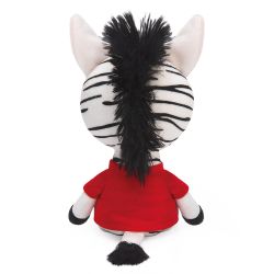 BUDI BASA / Peluche Zebra Ziba en camiseta roja