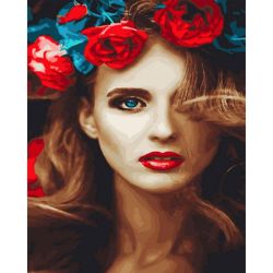 Опт-картина / Tranh theo số 40x50 Cái nhìn huyền bí