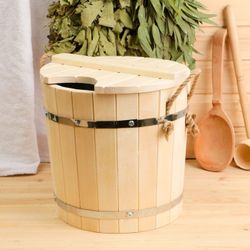 Добропаровъ / Cuiseur vapeur tilleul, 12L, insert galvanisé, avec couvercle