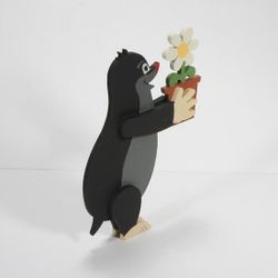 Toy Christmas tree "Mole with a flower" 9005