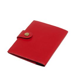 Торжокские золотошвеи / Capa para documentos no carro em couro vermelho "Charm"