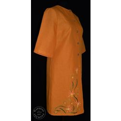 Елецкие кружева / Yelets lace / Women's linen coat with embroidery