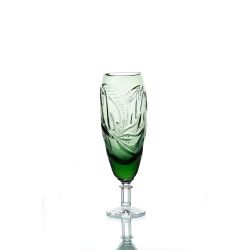 Гусевской Хрустальный завод / A set of crystal glasses for champagne "Nut" herbal 6 pieces