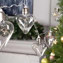 Luazon Lighting / Garland "Thread", 3 m with attachments "Light bulbs of the heart"