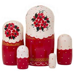 La matrioshka "Корзиночка" 5 muñecas