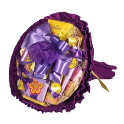 Конфаэль / Confael / Purple bouquet with sweets
