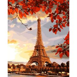 Опт-картина / Painting by numbers 40x50 GX 27975 French motive