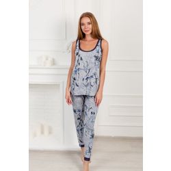 Lika Dress / Trousers "Mysterious flowers 5C"