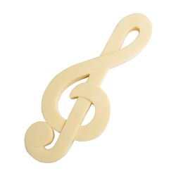 White chocolate figured "Treble clef"