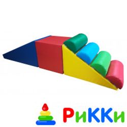 РиККи / Element of the obstacle "Slide with a rise"