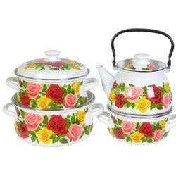 Cookware set "Pink Paradise" for cooking