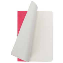 BRAUBERG / 笔记本 48 岁。绒面革下不带尺子盖人造革,缝线,A5(147x210 毫米),珊瑚色,卡普里斯 / 10 件。