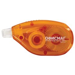 Correction tape FISMA, 5 mm x 8 m, case orange, blister