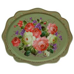 Жостово / Articulated Zhostovo tray 38x30 cm