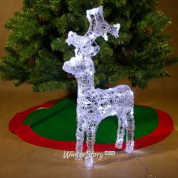 Kaemingk / Glowing Openwork Deer 60 cm, 50 LED lamps with flickering, IP44