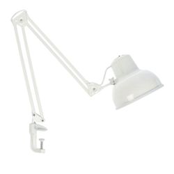 TRANSVIT / Table lamp Beta-K, on a clamp, incandescent / luminescent lamp / LED, up to 60 W, WHITE, height 94 cm