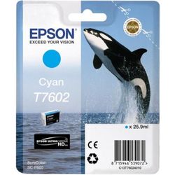 EPSON / Epson SureColor SC-P600 के लिए इंकजेट कार्ट्रिज Epson T7602 C13T76024010 सियान