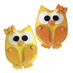 Colored felt for creativity, A4, TREASURE ISLAND, 5 sheets, 5 colors, 2 mm thick, shades of yellow