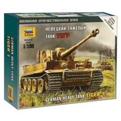 Model for assembling TANK "Heavy German T-VI Tiger", scale 1:100, STAR