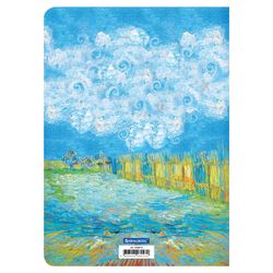 BRAUBERG / Notizbuch 60 l. karierter Einband SoftTouch, beige Papier 70 g / m2, Naht, B5 (179x250 mm), INSIGHT / 4 Stk.