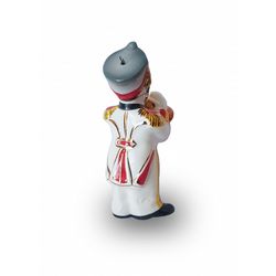 Фарфоровая мануфактура / Christmas tree toy "the Musician with a trumpet" white