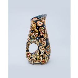 Crystal decanter with hand-painted "Machmer"