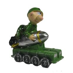 Ремеко / Decorative figure "Soldier on a rocket" L7W4H8cm