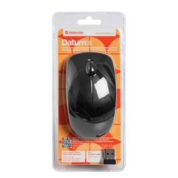 DEFENDER / Wireless mouse Datum MM-035 B, 2 buttons + 1 wheel-button, laser, black