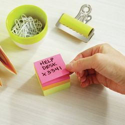 POST-IT / Блок самоклеящийся (стикер) ORIGINAL "Мармелад" 51х51 мм, 400 листов, ассорти