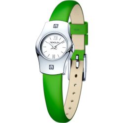 Reloj de pulsera de plata rusa SOKOLOV / Why Not 123.30.00.001.01.08.2