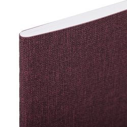 BRAUBERG / Notebook 48 y. checkered cover leatherette matting, stitching, A5 (147x210mm), BORDEAUX, MOVE / 10 pcs.