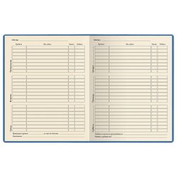 Альт / Tagebuch Klasse 1-11, Kunstleder (hell), Polymeraufkleber, Band, 48 l., Smart dog / 10 Stk.