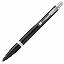 Ballpoint pen PARKER "Core Urban Muted Black CT", housing black Matt varnish, chrome, blue