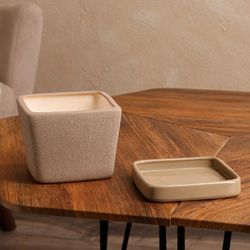 Керамика ручной работы / Flower pot "Square" 1 l