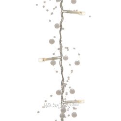 Kaemingk / LED String Pearl Luster 1.8m 30 Warm White LED Lights, Transparent PVC, IP20