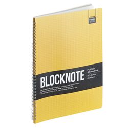 ALT / Bloc-notes "ACTIVE BOOK" 4 types GRAND FORMAT 60 feuilles A4, 220x300 mm, peigne, carton laminé, cage