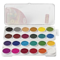 Colors, set GAMMA "Cartoons" 24 Col., honey, without brushes, plastic housing, Euro slot