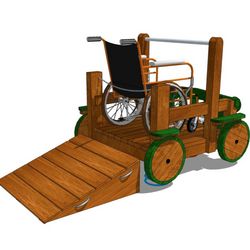 Геркулес / Hercules / Rocking chair for a wheelchair "Car"