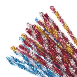 Dây chenille cho sự sáng tạo "Rực rỡ", xoắn ốc, 6 màu, 30 chiếc., 0,6x30 cm, TREASURE ISLAND