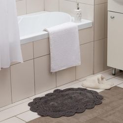 Этель / Ethel / Carpet Provence 40x60 ± 3 cm, gray, 1200 g / m2, 100% cotton