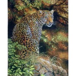 Опт-картина / Cross-stitch Leopard