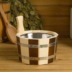 Добропаровъ / Dobroparov / Linden gang round, 3.5 l, stainless insert, "Day to night"
